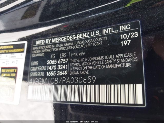 2023 MERCEDES-BENZ EQE 350 SUV 4JGGM1CB7PA030859 Photo 8
