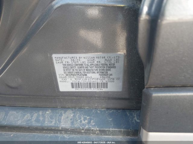 3N1CP5DV7PL575286 Nissan Kicks Sr Xtronic Cvt