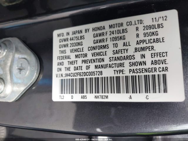 2013 ACURA TSX JH4CU2F62DC005728 Photo 8