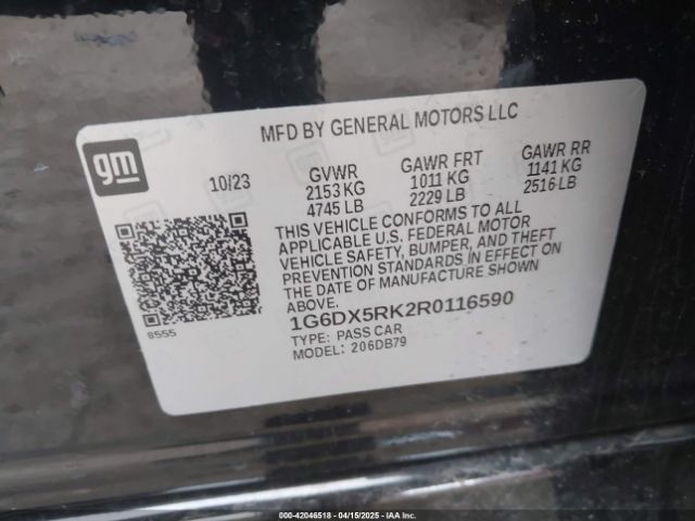 2024 CADILLAC CT5 1G6DX5RK2R0116590 Photo 8