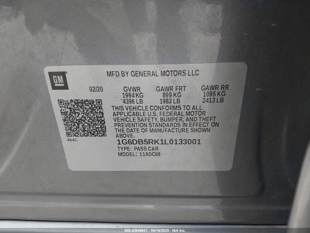2020 CADILLAC CT4 1G6DB5RK1L0133001 Photo 8