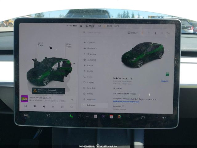 7SAYGDEE7NF418223 Tesla Model Y Long Range Dual Motor All-wheel Drive