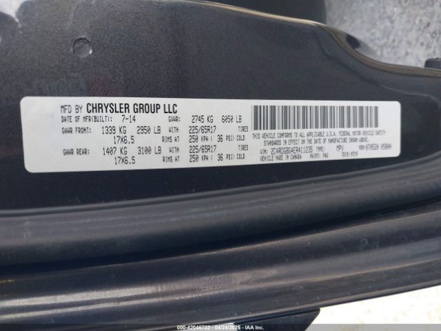 2C4RDGBG4ER411235 Dodge Grand Caravan Se 30th Anniversary