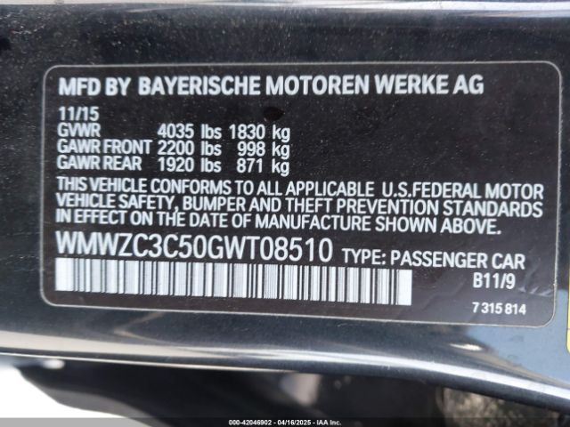 WMWZC3C50GWT08510 Mini Countryman Cooper S