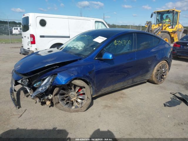2021 TESLA MODEL Y 5YJYGDEF4MF230487 Photo 1