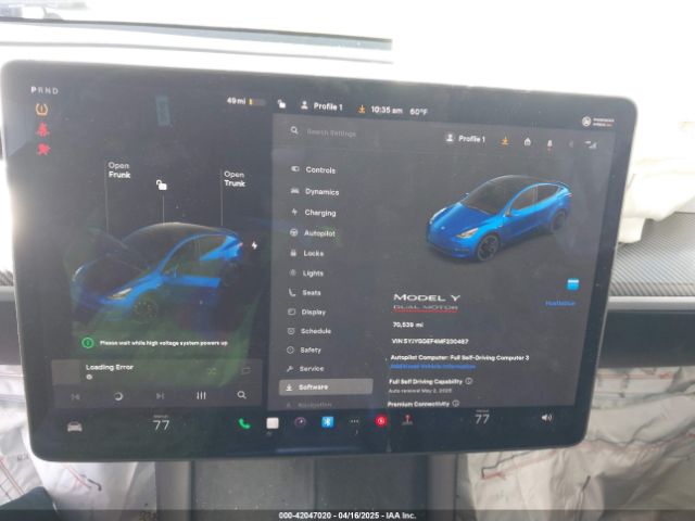 2021 TESLA MODEL Y 5YJYGDEF4MF230487 Photo 6