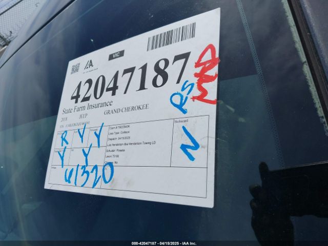 1C4RJEBGXJC460391 Jeep Grand Cherokee Limited 4x2