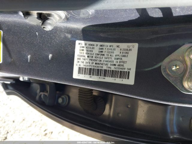 1HGCR2F37EA069769 Honda ACCORD LX