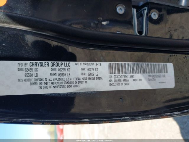 2C3CDXDT5EH115067 Dodge CHARGER R/T