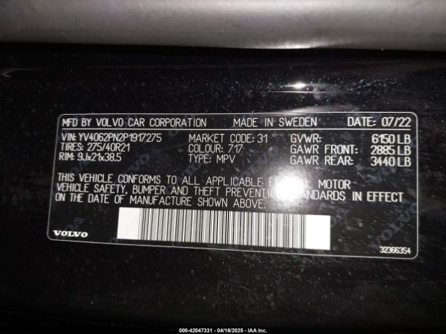 2023 VOLVO XC90 YV4062PN2P1917275 Photo 8