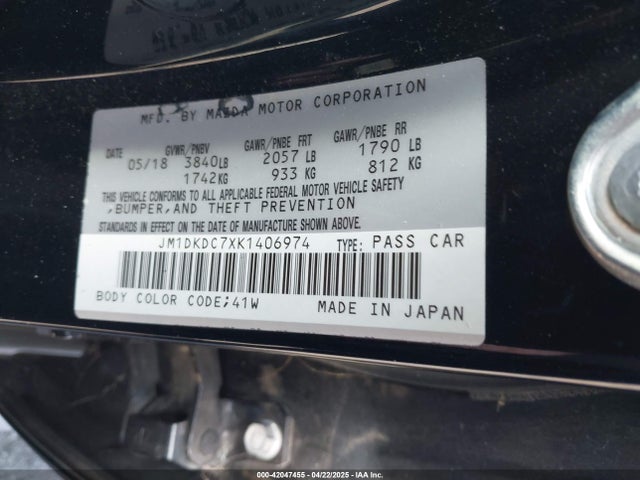 JM1DKDC7XK1406974 Mazda Cx-3 Touring