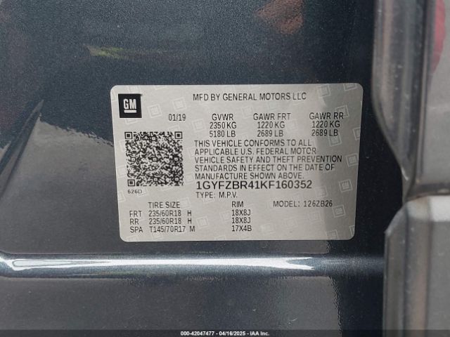 2019 CADILLAC XT4 1GYFZBR41KF160352 Photo 8