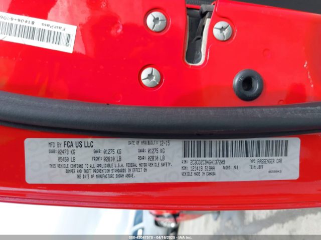 2016 DODGE CHALLENGER 2C3CDZC94GH137209 Photo 8
