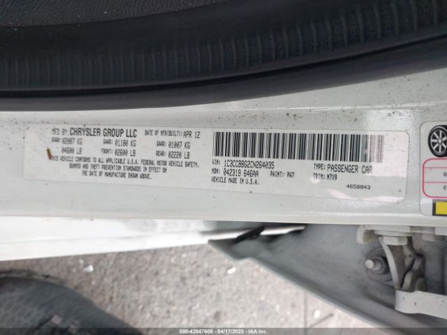 2012 CHRYSLER 200 1C3CCBBG2CN264035 Photo 8