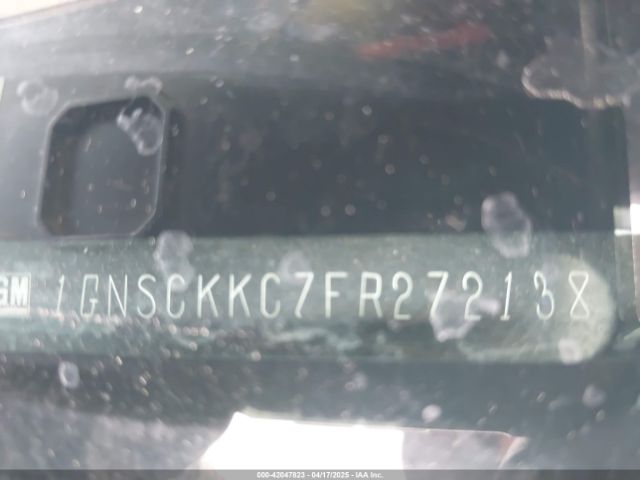 1GNSCKKC7FR272138 Chevrolet Suburban 1500 Ltz