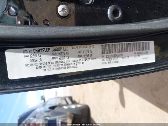 2C3CDYAG5EH153735 Dodge Challenger Sxt