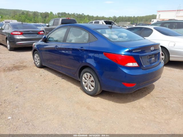 KMHCT4AEXGU017120 Hyundai ACCENT SE