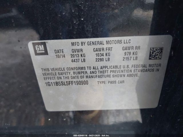 1G11B5SL5FF190900 Chevrolet MALIBU LS