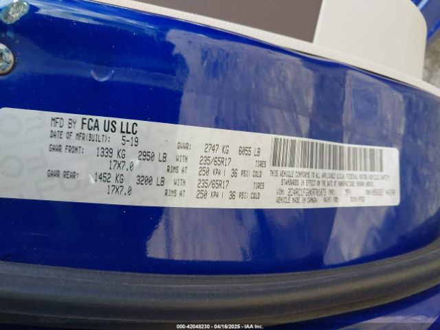 2C4RC1FG0KR701073 Chrysler Pacifica Touring Plus