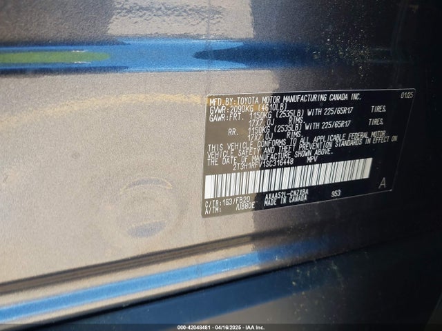 Toyota RAV4 LE 2025 2T3H1RFV1SC316448 Image 9