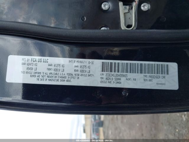 2C3CDXGJ2GH299025 Dodge Charger R/t Scat Pack