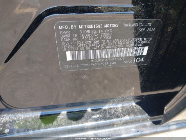 2024 MITSUBISHI MIRAGE G4 ML32FUFJ7RHF15001 Photo 8