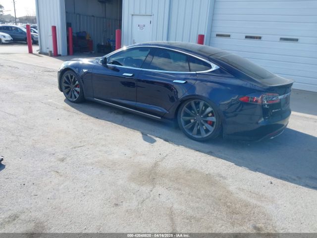 2014 TESLA MODEL S 5YJSA1H28EFP62650 Photo 2