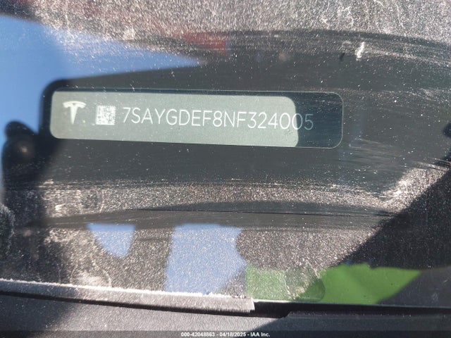 2022 TESLA MODEL Y 7SAYGDEF8NF324005 Photo 8