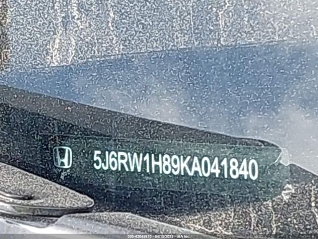 5J6RW1H89KA041840 Honda Cr-v Ex-l