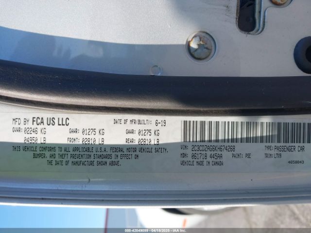 2C3CDZAG6KH674268 Dodge Challenger Sxt
