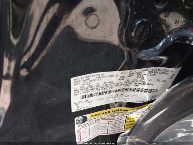 1FMJK1KT3LEA21715 Ford 3.5l gtdi