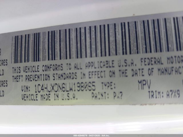1C4HJXDN6LW198065 Jeep Wrangler Unlimited Sport S 4x4