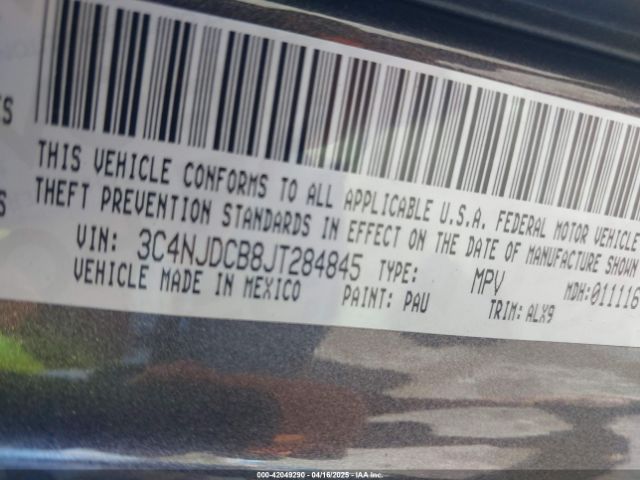 3C4NJDCB8JT284845 Jeep Compass Limited 4x4