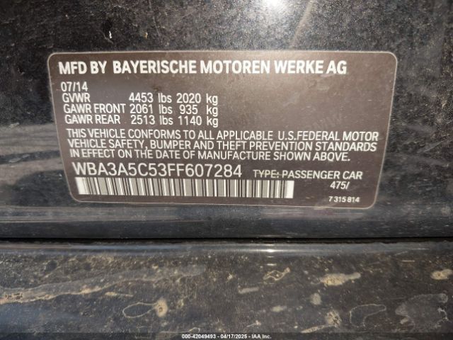 WBA3A5C53FF607284 BMW 328I