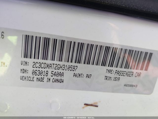 2016 DODGE CHARGER 2C3CDXAT2GH310597 Photo 8