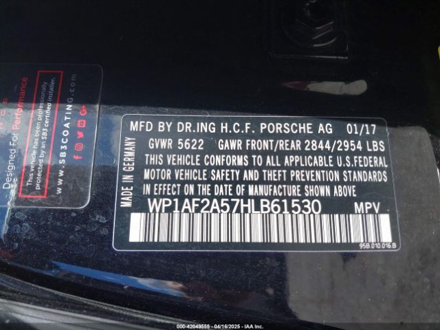 2017 PORSCHE MACAN WP1AF2A57HLB61530 Photo 8