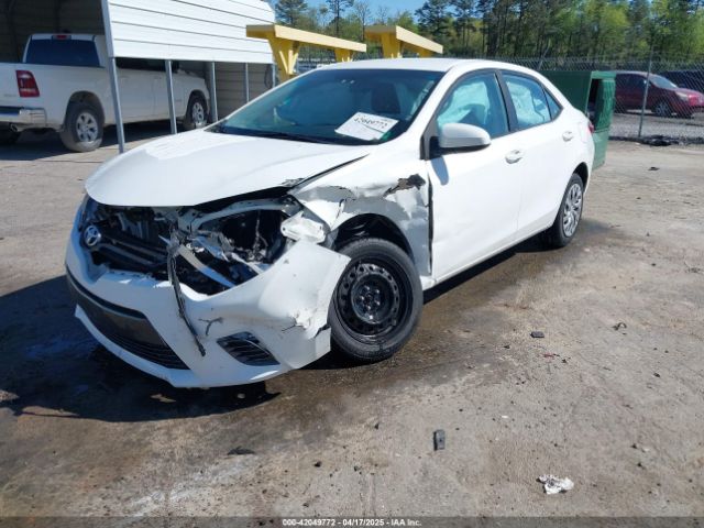 2T1BURHE3GC648689 Toyota COROLLA LE