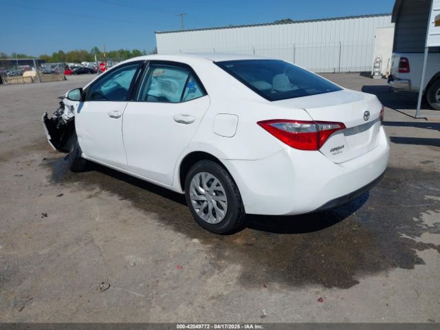 2T1BURHE3GC648689 Toyota COROLLA LE