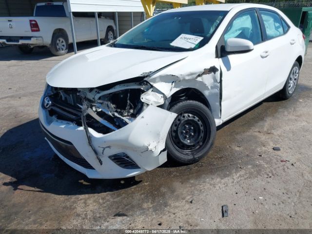 2T1BURHE3GC648689 Toyota COROLLA LE