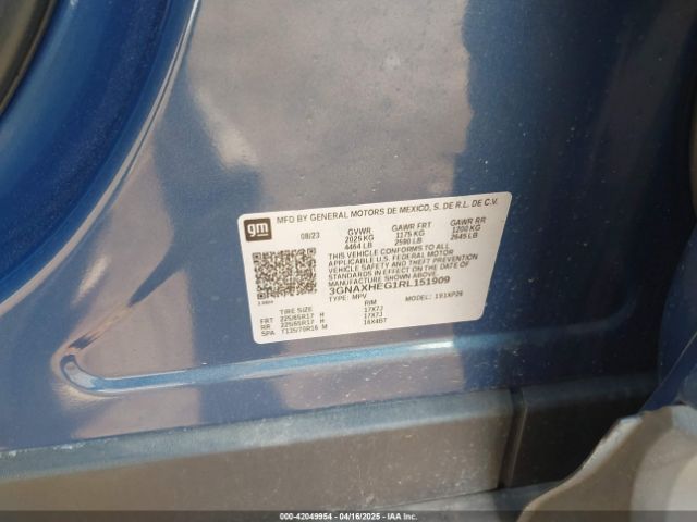 2024 CHEVROLET EQUINOX 3GNAXHEG1RL151909 Photo 8