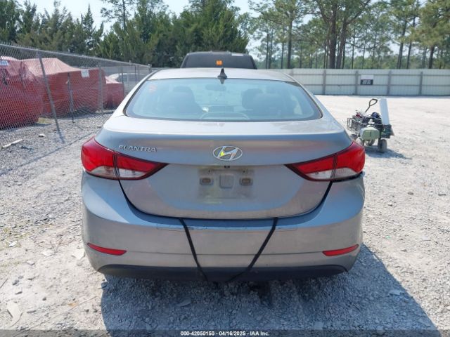 KMHDH4AE9GU506422 Hyundai Elantra Value Edition