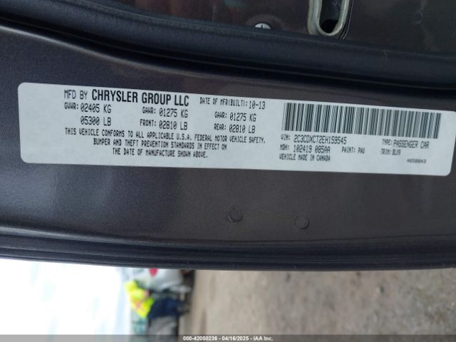 2C3CDXCT2EH159545 Dodge Charger R/t Plus