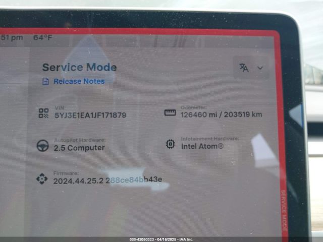 2018 TESLA MODEL 3 5YJ3E1EA1JF171879 Photo 6