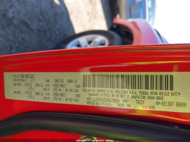 1C6RR6GG5HS678804 RAM 1500 Slt  4x2 6'4 Box