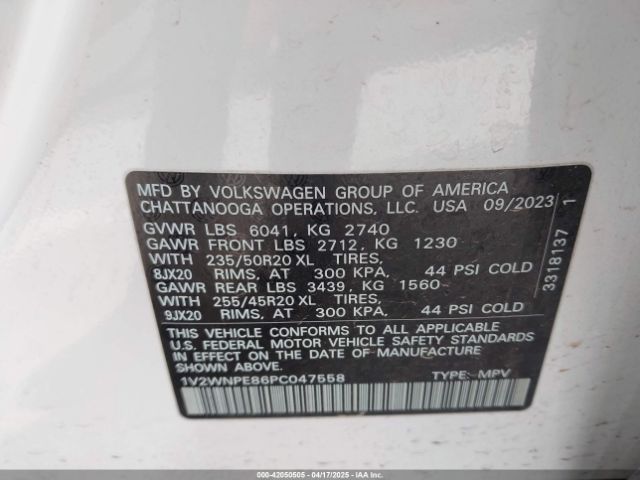 2023 VOLKSWAGEN ID.4 1V2WNPE86PC047558 Photo 8
