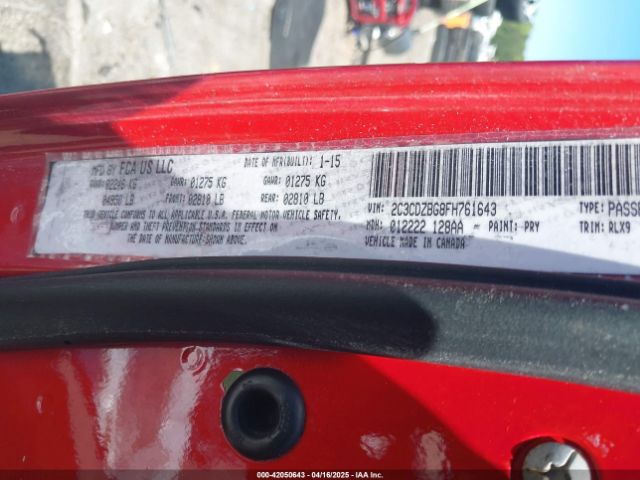 2C3CDZBG8FH761643 Dodge Challenger Sxt Plus