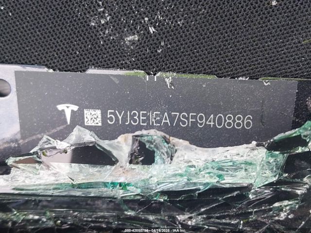 5YJ3E1EA7SF940886 Tesla Model 3 Long Range Rear-wheel Drive