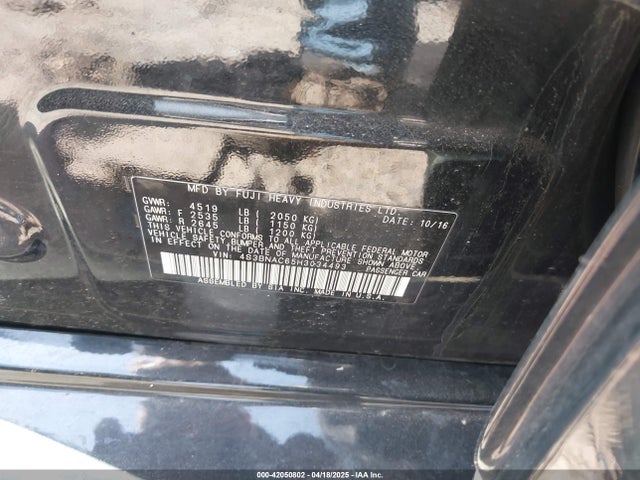 4S3BNAC65H3034493 Subaru Legacy 2.5i Premium