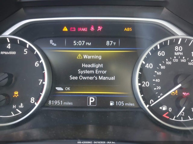 5N1AZ2MJ7KN128018 Nissan MURANO SV