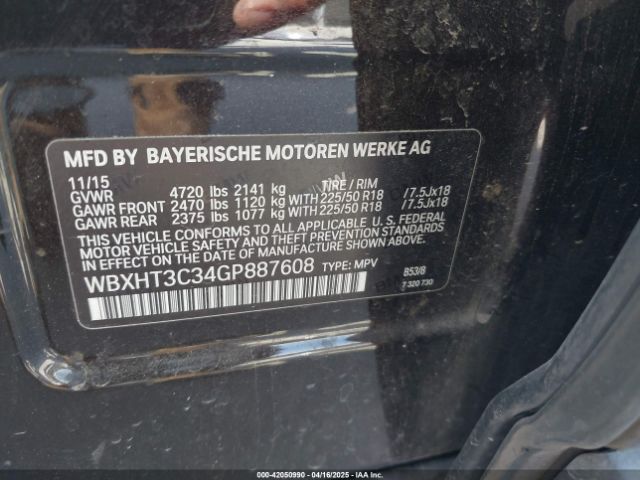 WBXHT3C34GP887608 BMW X1 Xdrive28i